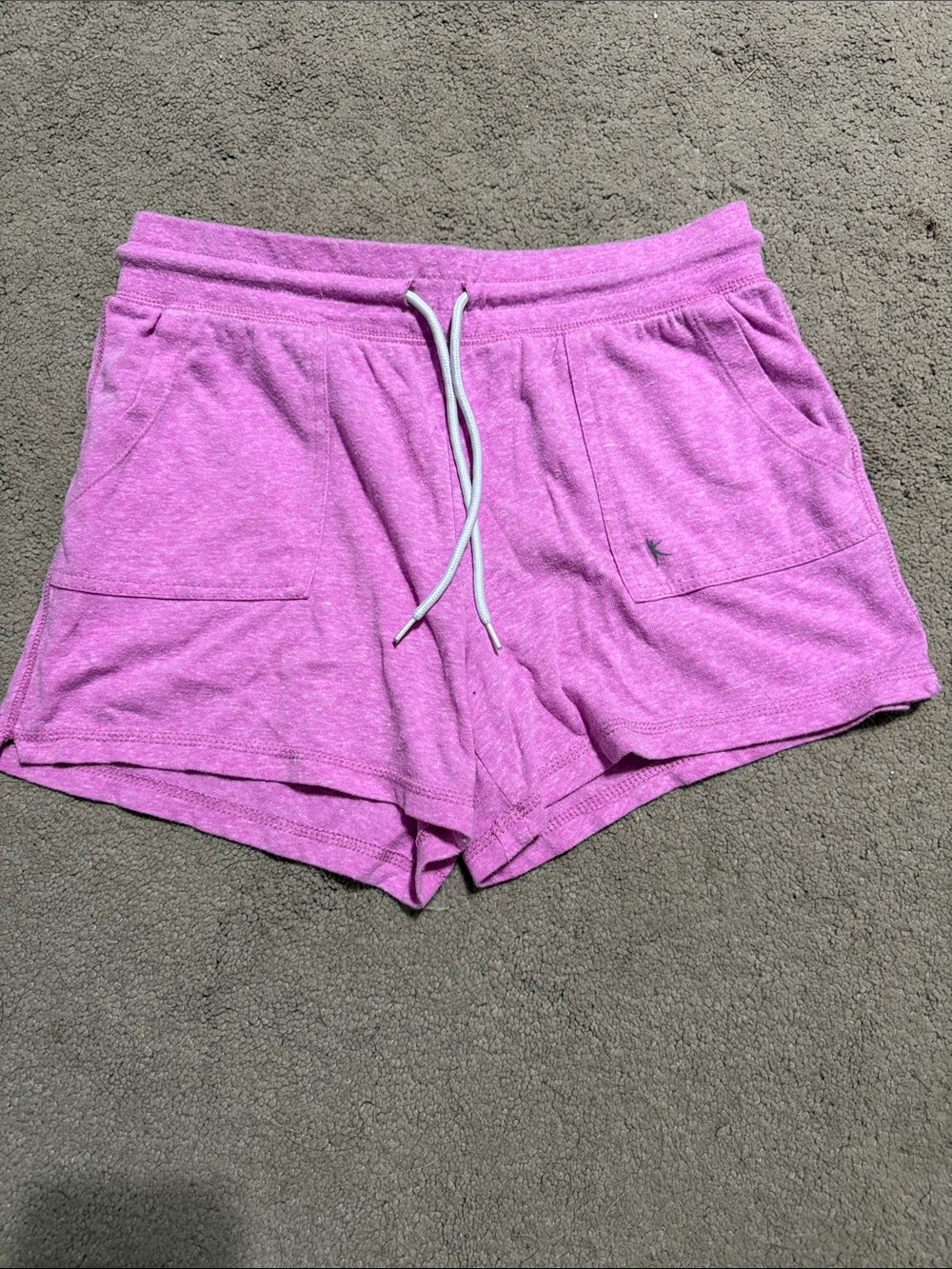 Danskin Heather Pink Drawstring Athletic Shorts size M(8-10)